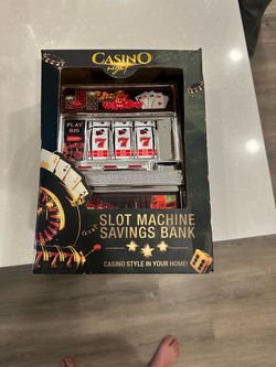 Casino Night Slot Machine Savings Bank