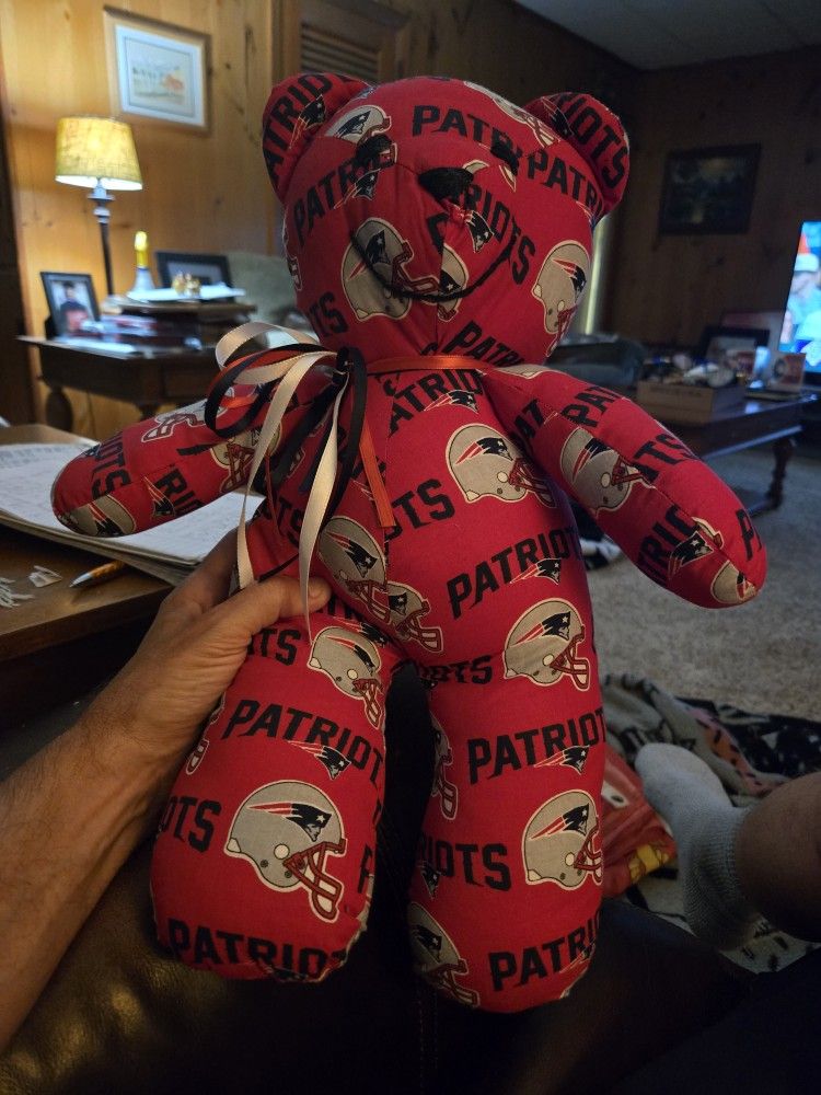 New England Patriots Themed Teddy Bear