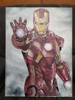 Iron Man Canvas Wall Art Painting