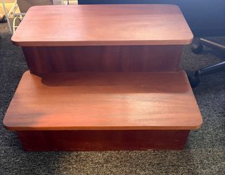 Wood Step Stool for Bed