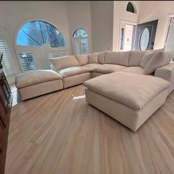 BRAND NEW BEIGE CLOUD SECTIONAL SAME DAY DELIVERY 