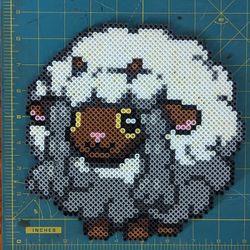 Large Wooloo Pokemon Perler