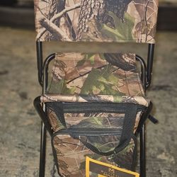 MultiTech Explorer Camo Fold-Up Cooler Chair w/Dining Set. Waterproof! Brand NEW!!
