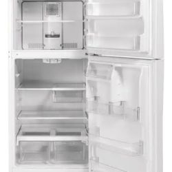 GE 21.9 cu. ft. Top Freezer Refrigerator in White, Garage Ready