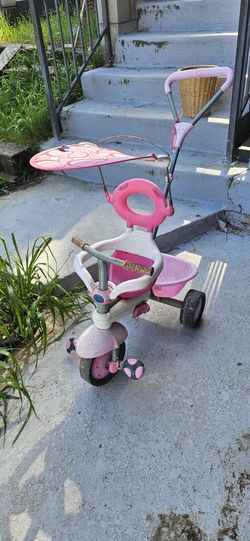 Pink Tricycle with Handle