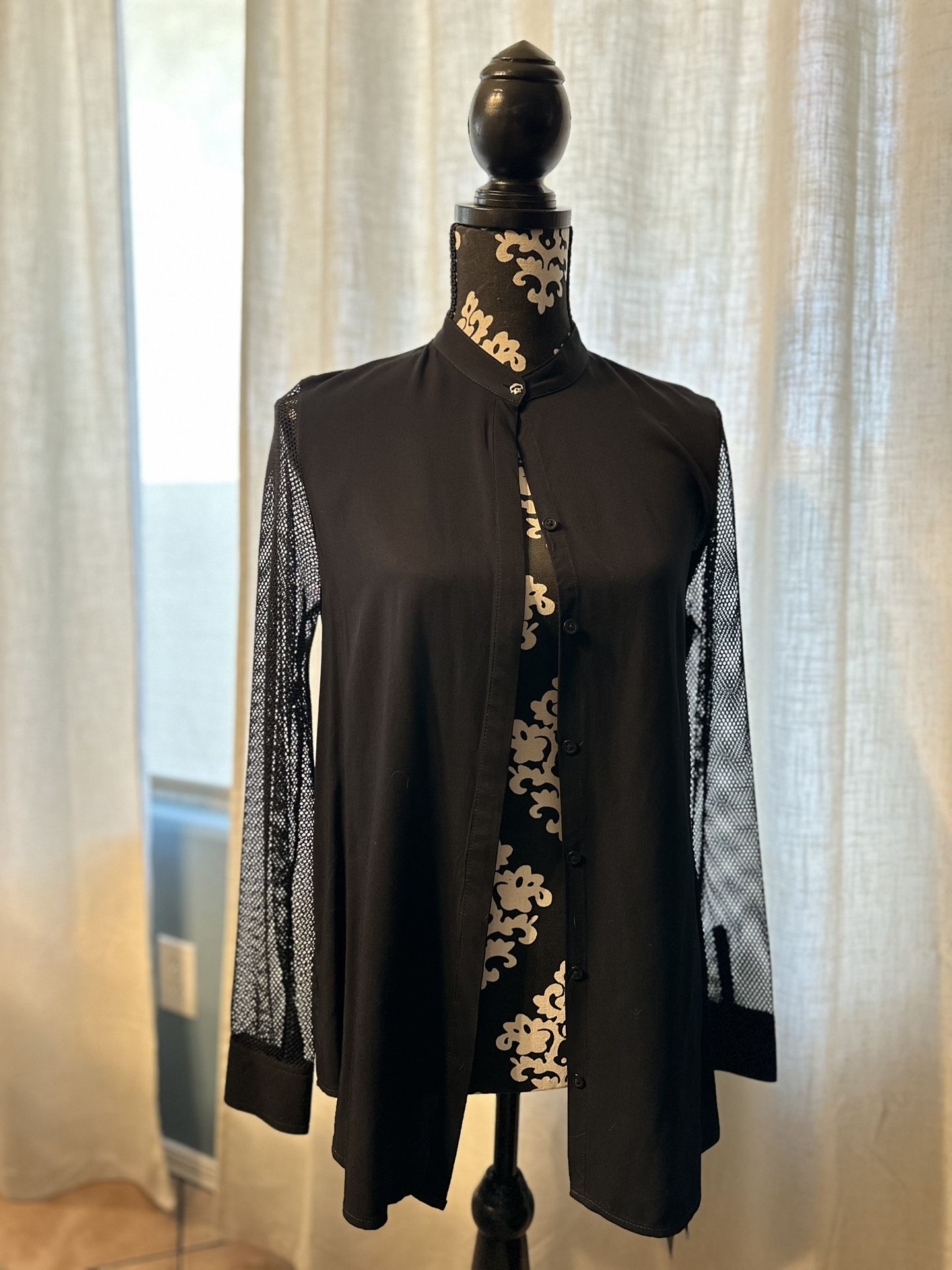 Black Gothic Rock & Republic Top