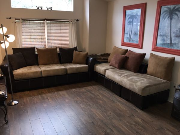 Suede Sectional Couch Set Of 2 Pieces For In Lithia Fl Offerup Suede Sectional Couch Set Of 2 Pieces