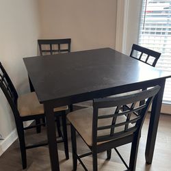 Coaster Pub Style Table ~ Seats 4! $50 Moving Must Go