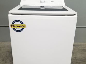 LG 27 Inch Smart Top Load Washer with 4.8 cu ft Mega Capacity, Smart Pairing™, Powerful Jet Spray, 4-Way Wash Action, SlamProof™ Lid (WT8205CW-D-N318)