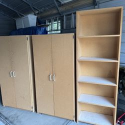 Free!  Storage Cabinets & Shelves *Pending pickup*