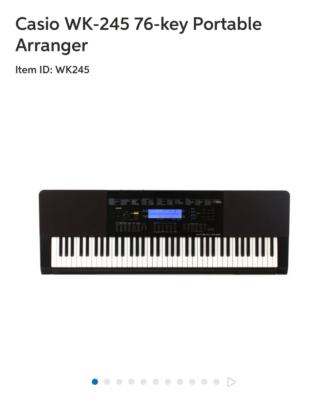 Casio piano