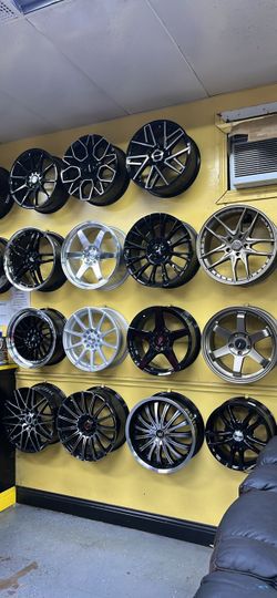 COMPACT CAR WHEELS AND TIRES $40 DOWN