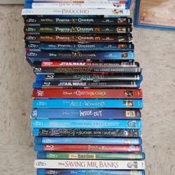 Various Disney Blu Ray And DVD Movies