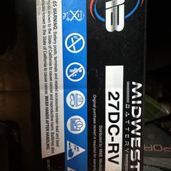 Deep Cycle Batteries Group 27