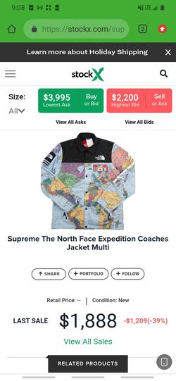 Supreme/Northface Expedition Coach Jacket