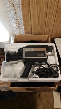 Vintage color video camera