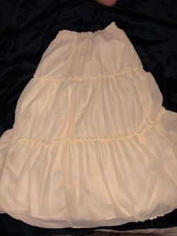 Yellow SHEIN maxi skirt