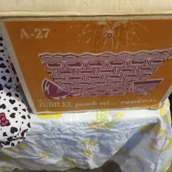 27pc Punch Bowl New
