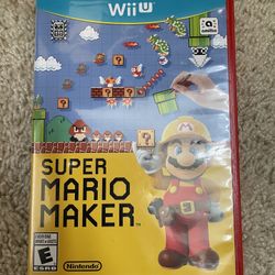Super Mario Maker Wii U 