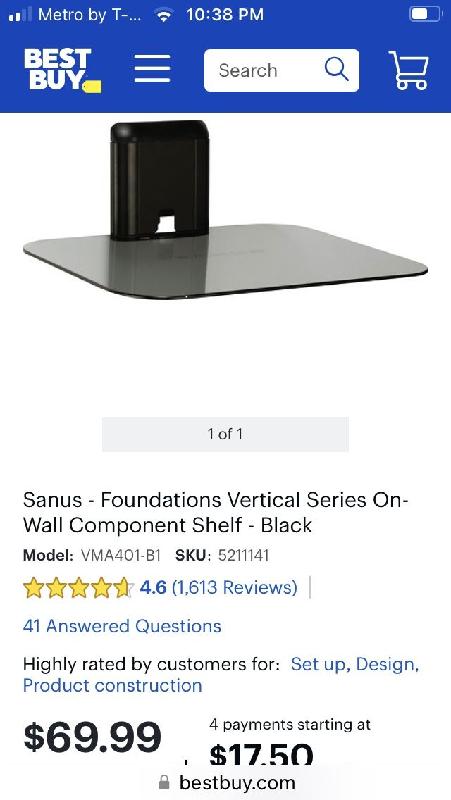 Sanus Mount Shelf