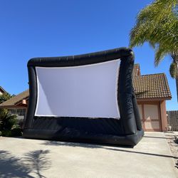 30’x30’ Front and Rear Projection Inflatable Movie Screen