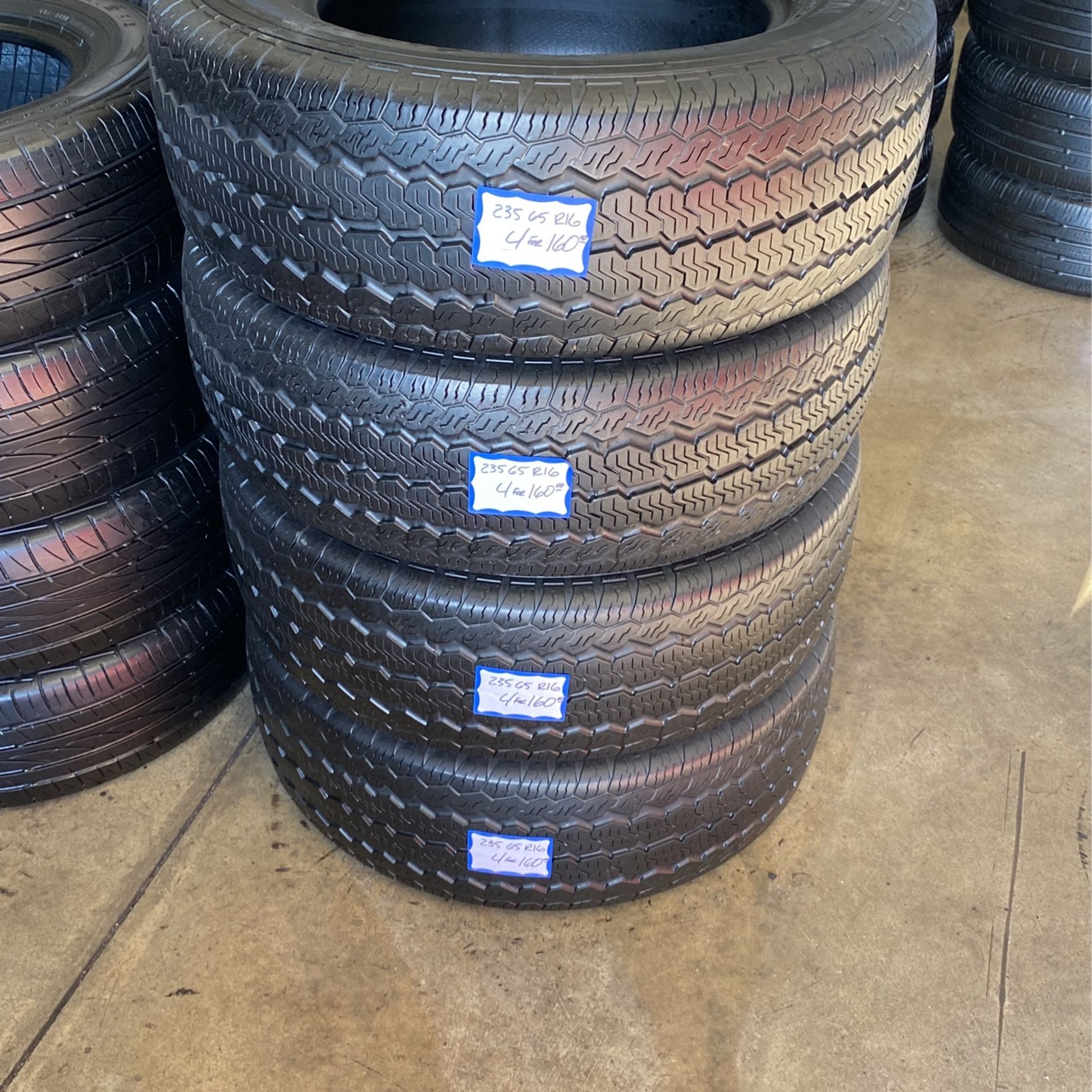 4 Used Tires 235/65/R16