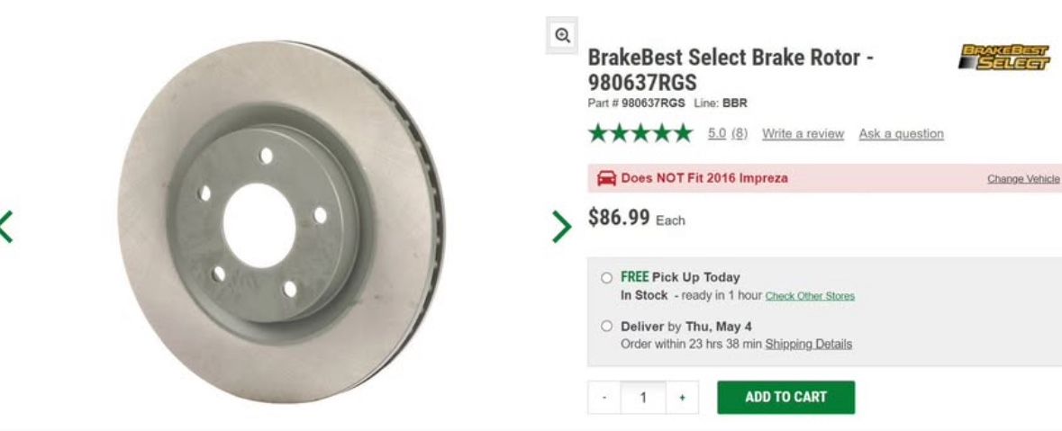 Broke Rotors For Nissan Rogue Or Sentra