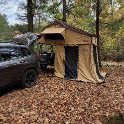 CVT Mt. Shasta Roof Top Tent With Awning And Annex