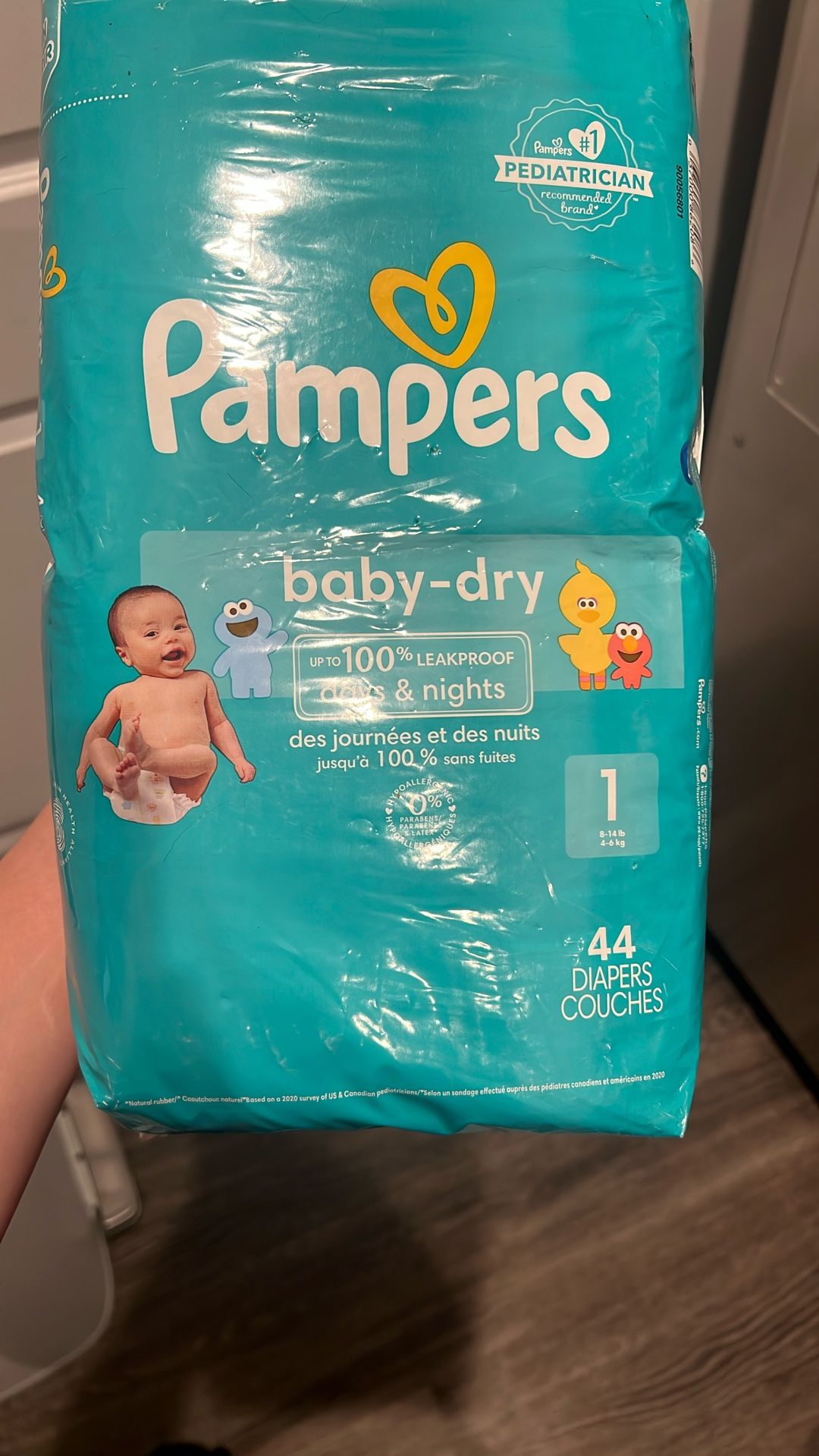 Pampers Baby-Dry Size 1 (44 Diapers)