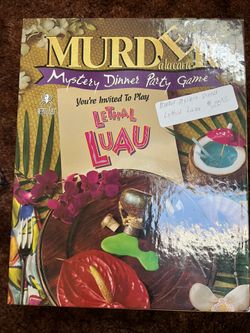 Game- Mystery Dinner Party Game 