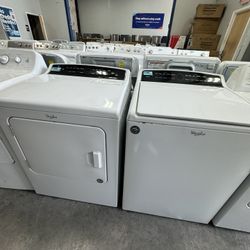 Set Whirlpool Washing Machine & Electric Dryer 