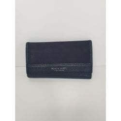 Black Label Crestbridge Navy Blue Leather 5 Hook Key Holder Wallet Japan