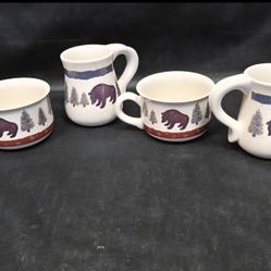 Cabin Creek Woodland Mugs 