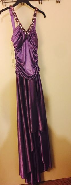 Purple party dress