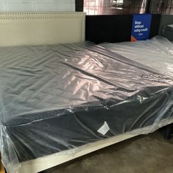 New 12” Queen Firm Hybrid Mattress - $0 Down, Flexible Payments
