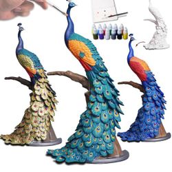 3D Peacock Paint By Number Kit $15