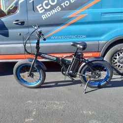 Electric Folding Bicycle 20" 48 Volts 500 Watts  Ebike  Fat Tire
