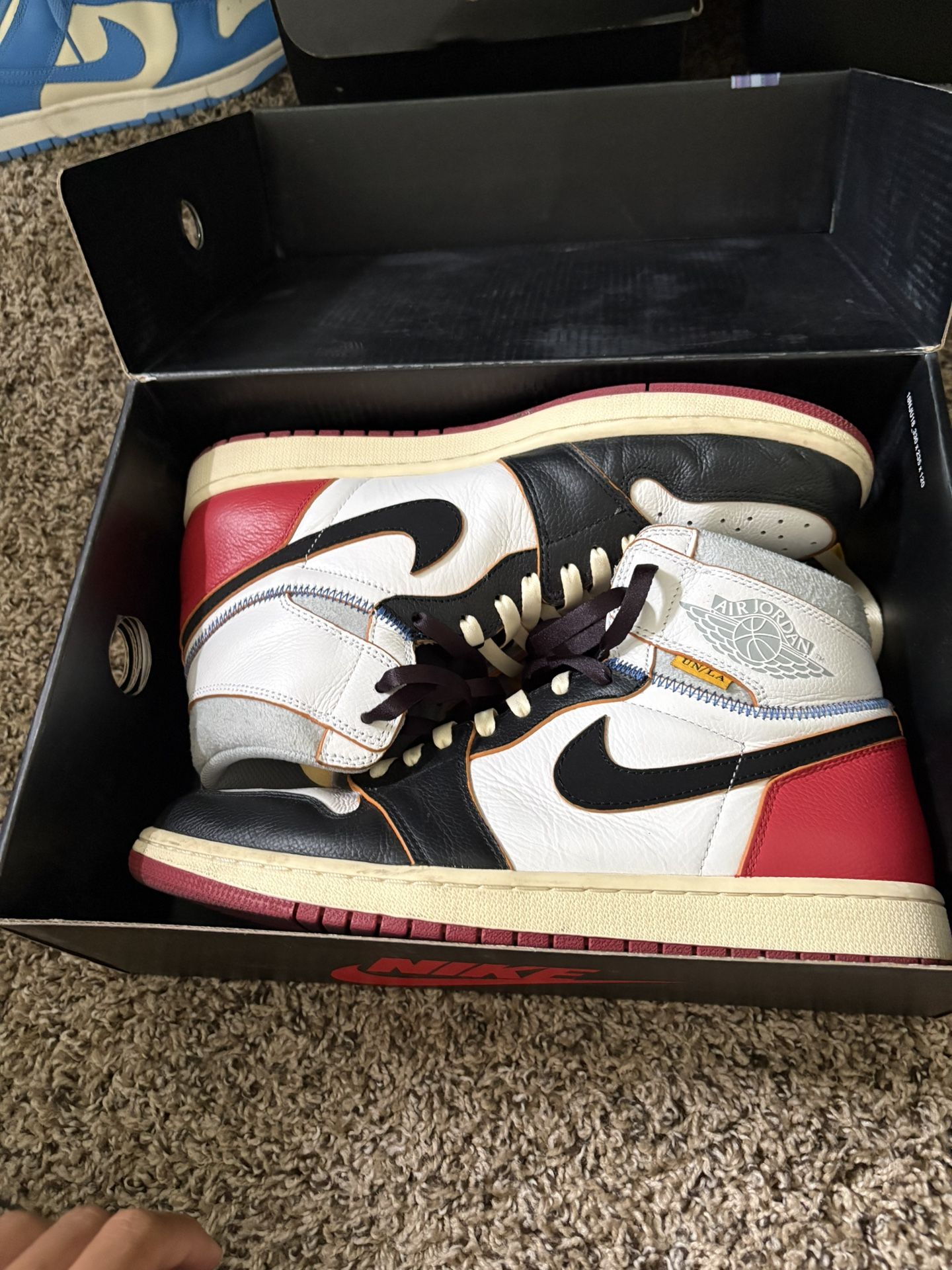 Jordan 1 Retro High Union Los Angeles Black Toe 