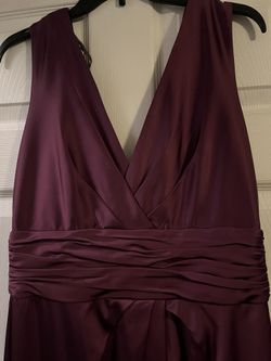 Beautiful Purple, Long Vera Wang Gown. Longer In The back. I wore this for my wedding. Size 6.