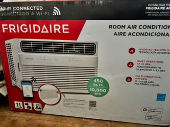 Title /Frigidaire Smart Air conditioner 
Description/ 10,000 BTU 
450 sq. Ft.
Price 350