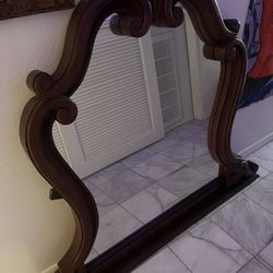 Mirror Wooden Dresser Mirror 