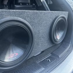 SUBWOOFER ALPINE 12’s speakers