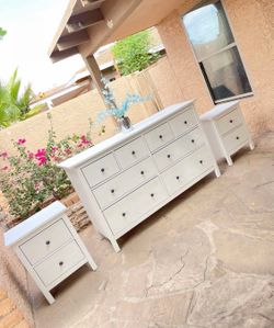 IKEA dresser + nightstands set