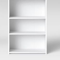 White Small 3 Shelf Bookshelf