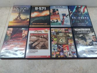 8 wartime DVDS