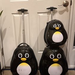 Penguin Kids Suitcase Set $70