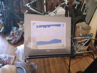 highly sought-after 1981 collaborative fine art print designed by David Haight, directly inspired by the modernist spatial layouts of E.E. Cummings'