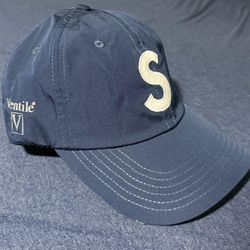 Supreme Ventile S Logo 6 Panel Cap Navy