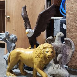 vintage concrete lawn ornaments