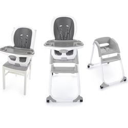 Ingenuity SmartClean Trio Elite 3-in-1 High Chair Gray – New Open Box
